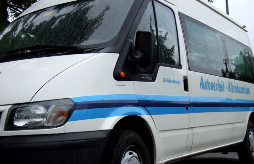 Viel Platz: der Ford-Transit zum Mieten